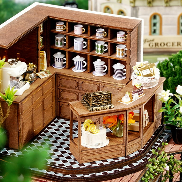 Decorated dollhouses best sale