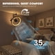 thumbnail image 3 of Ventilador de pared Fansconce de 23" con luz, control remoto y 6 velocidades, 3 of 9