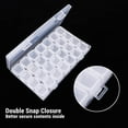 thumbnail image 6 of Jewelry Organizer Storage Box, 28 Compartments with Secure Lids Containers, Plastic Single Mini Plastic Storage Box for Crafts, Beads, Gem, Tools, Pill and Fishing Lures, 6 of 9
