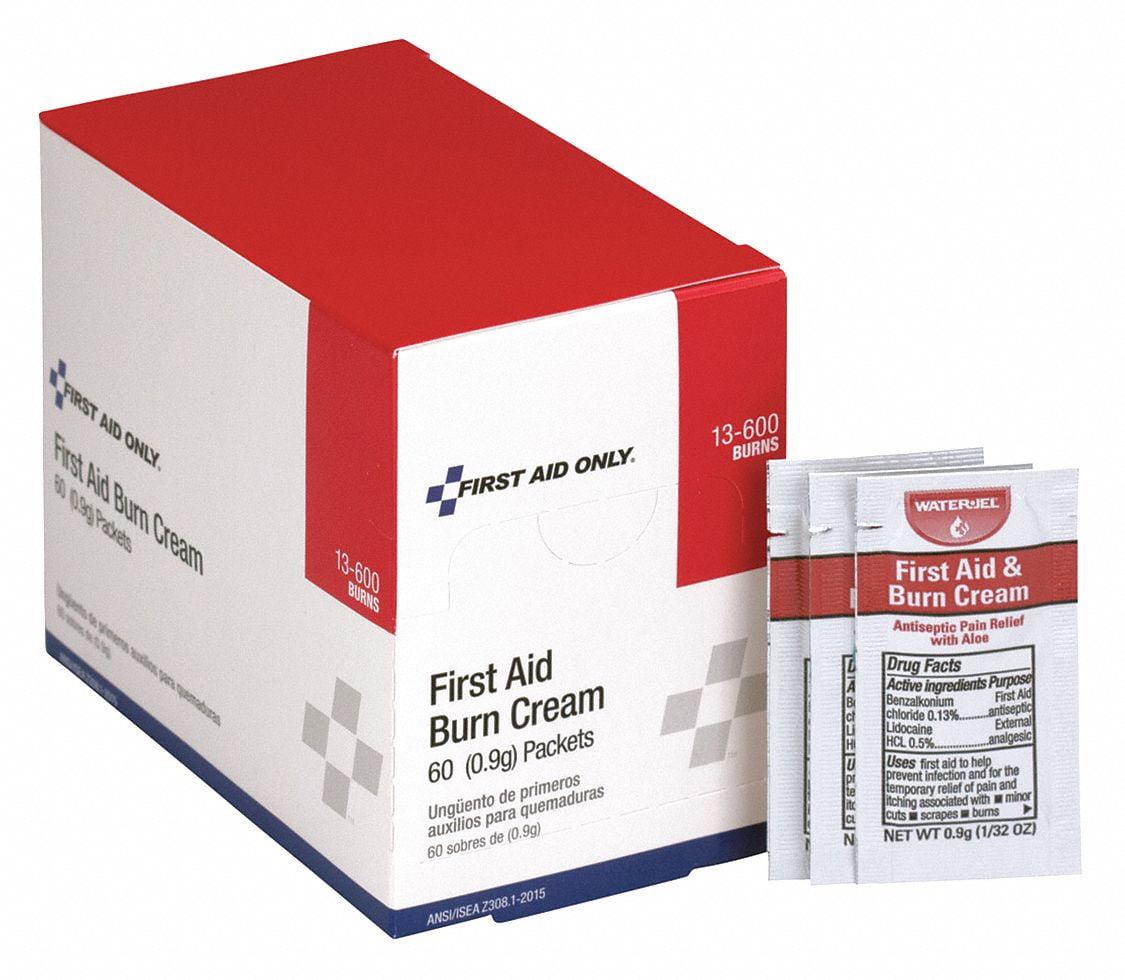First Aid Only Burn Cream,PK60  13-600