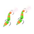thumbnail image 2 of Señuelos de pesca kusrkot 2 uds cebos flotantes 2 anzuelos triples 002, 2 of 7