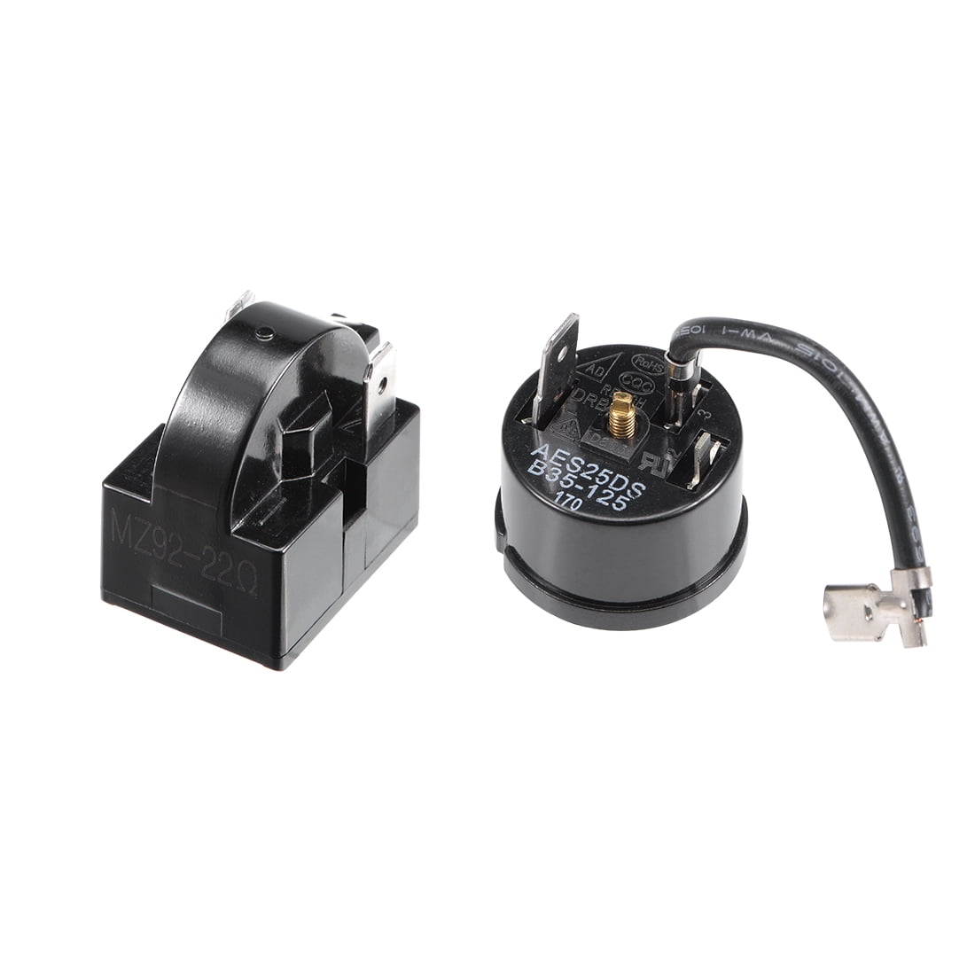 Refrigerator Ptc Starter Relay 22 Ohm 2 Pin Compressor Thermal Overload Protector Walmart Canada