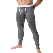 DXHMONEYHX Clearance Mens Underwear Bottom Thermal Lightweight Pant Baselayer Legging Pant Soft Warm Pants Warm Underwear Bottom