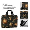 thumbnail image 4 of FORMRS 16" Laptop Sleeve Bag Carrying Case with Handle Travel Shoulder Briefcase, Sun Moon and Stars Pattern, 4 of 8