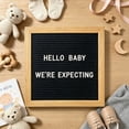 thumbnail image 6 of AGCAN Felt Letter Board with Stand, 10 x 10 Inches Wood Frame Message Board, Changeable Letter Boards with 290 Letters, Numbers and Symbols, 6 of 7