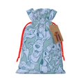 thumbnail image 1 of Pofeuu Scooby-Doo Sac Cadeau de Noël Imprimé, Pochette en Toile de Jute avec Cordon de Serrage et Carte en Papier Kraft pour Emballage de Vacances, Fêtes et Anniversaires-Petit, 1 of 7