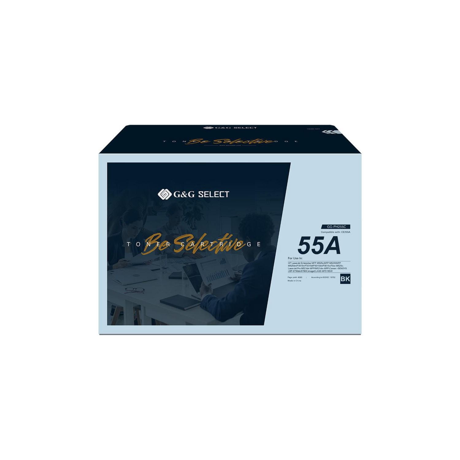 G&G Select HP CE255A New Compatible Black Toner Cartridge