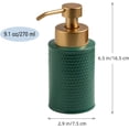 thumbnail image 6 of Foam Soap Dispenser with Refined and Vintage Emboss, Ceramic Hand Soap Dispenser for Bathroom (Black), 6 of 9