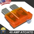 thumbnail image 2 of 50 PCS 40 AMP ATC/ATO Standard Regular Fuse Blade 40A Car Truck Boat Marine RV, 2 of 2