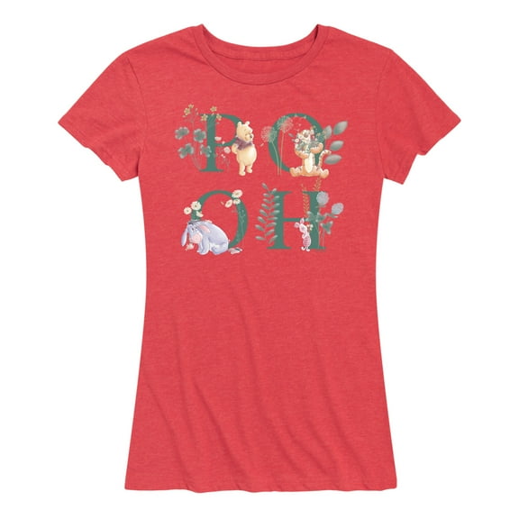 Winnie the Pooh - Tigger, Piglet, Eeyore - Flowers Blooming - Women's Short Sleeve Graphic T-Shirt