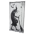 thumbnail image 1 of Decoración de la casa, cortina de encaje de bruja de Halloween negra, suministros para fiestas, durabilidad extendida, 1 of 8