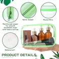 thumbnail image 3 of Bolsas de maquillaje Weewooday de PVC transparente con cierre, 12 unidades, 3 of 7