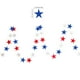 thumbnail image 5 of Fiudx Set de Decoración para El 4 de Julio: Abanicos de Papel Rojo, Blanco y Azul, Serpentinas de Estrellas y Banderín, Decoración Patriótica para El Día de Las Elecciones, para Uso En Interiores y E, 5 of 6