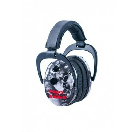 Pro-Ears Predator Gold NRR 26 Ear Muffs, Skulls GS-P300-SK