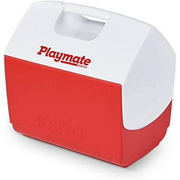 Igloo Red/White, Playmate Pal 7 Quart Personal Sized Cooler, 11.75 x 8.25 x 12-Inch, 7 Qt
