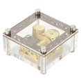thumbnail image 2 of Eddwiin Musical Box - Acrylic Cubic Musical Box Windup Music Box with Gold Plated Movement Wedding Valentine Christmas Birthday Gift, 2 of 8