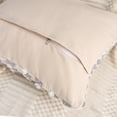thumbnail image 3 of Unique Bargains Striped Linen Throw Pillow Covers Decorative Cushion Cases Grey, 3 of 6