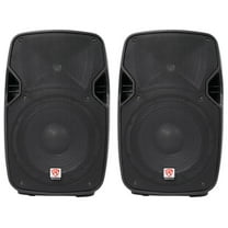 2 Rockville SPGN104 10" Passive 800W DJ PA Speakers ABS Lightweight Cabinet 4ohm