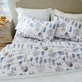 thumbnail image 2 of Market & Place Alpine Printed 100% Cotton Flannel Sheet Set, King, Winter Wildlife, 4-Pieces, 2 of 5