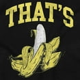 thumbnail image 2 of Funny Fruit Pun That's Bananas Unisex Plus Fleece Graphic Hoodie Brisco Brands 3X, 2 of 6