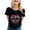 r-175Black54, variant on Women T-Shirts Short Sleeve Letter Print Casual Round Neck Top Everyday Comfort True Classic Tees Women,Black