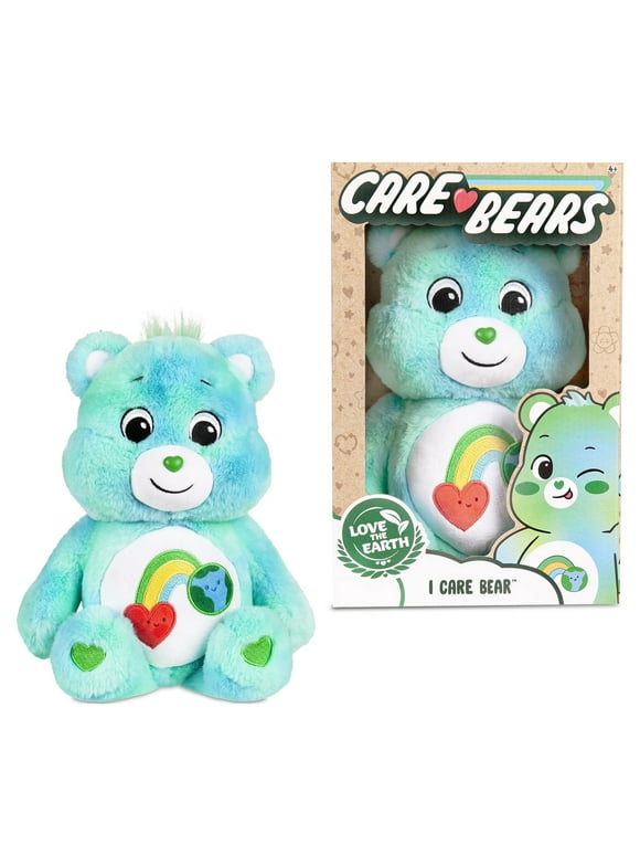 Care Bears 14" Plush - I Care Bear - Soft Recycled Material!