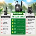 thumbnail image 4 of NOCOEX Camping Shower with LED Lights, 6000mAh Rechargeable & 5 Pressure Modes, 2.6 GPM & IPX8 Waterproof Portable Camping Shower for Beach, Pet Cleaning, Car Washing, 4 of 11