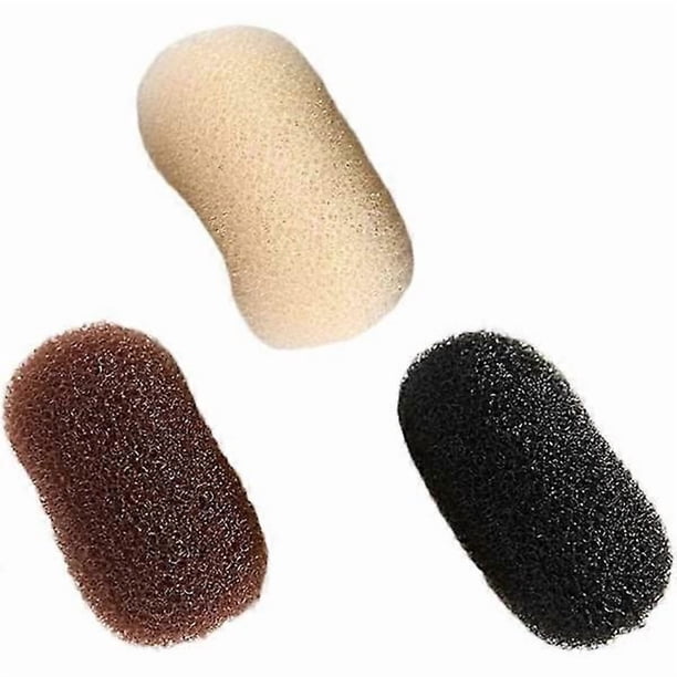 3-Pack Bump Hair Clips for Women, Sponge Volume Bump Insert Hair Styling Tools