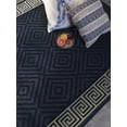 thumbnail image 2 of Furnish My Place Outdoor Collection Geometric Area Rug - 2 ft. x 3 ft. Navy, Contemporary Style Water Proof Rug for Garden, Bedroom, Patio, Balcony, 2 of 7
