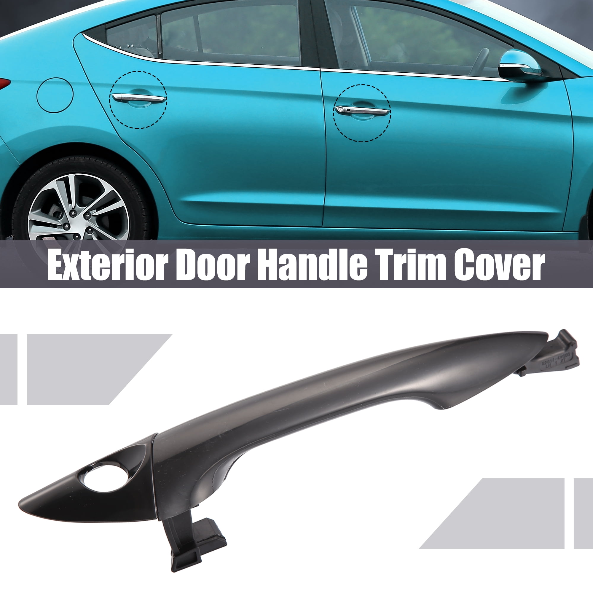 Unique Bargains Exterior Door Handle Front Left Driver Side for 