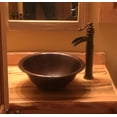 thumbnail image 4 of SimplyCopper 15"" Round Drop In Rolled Edge Copper Bathroom Sink, 4 of 4