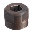 thumbnail image 1 of 1 unidad de piezas de enrutador de inmersión de tuerca de pinza de Metal negro, orificio central de 12,7mm Afortunado Sencillez, 1 of 1