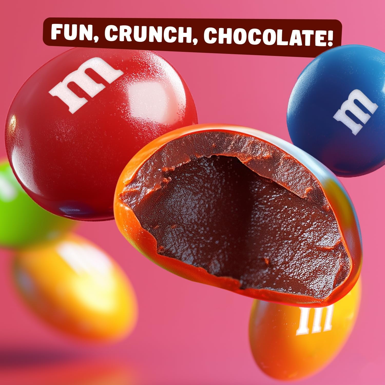 M&M'S Milk Chocolate Bundle 3 lb – Bulk Candy in Resealable Bag, M&Ms Individual Fun Size Packs (72 Pieces)