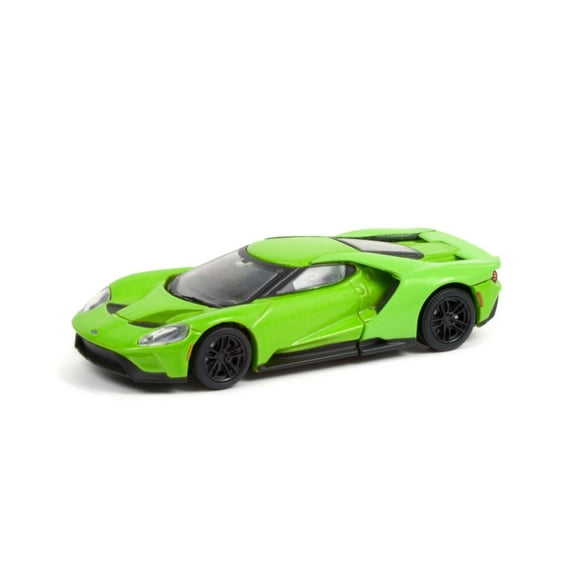 2017 Ford GT (Lot #1417), Green - Greenlight 37230E/48 - 1/64 scale Diecast Model Toy Car