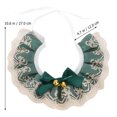 thumbnail image 3 of 1PC Pet Bell Lace Scarf Practical Pet Cat Dog Rabbit Neckerchief (M (25-30CM), 3 of 7
