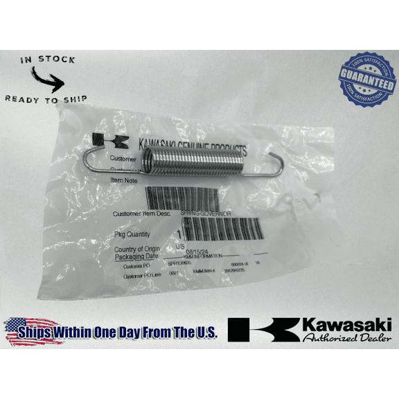 KAWASAKI OEM GOVERNOR SPRING FS481V FS541V FS600V FX600V FR600V 9D8 39129-0725