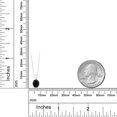 thumbnail image 4 of Gem Stone King 925 Sterling Silver Black Onyx Pendant Necklace for Women (0.68 Ct, Gemstone Birthstone, Oval 7X5MM), 4 of 4