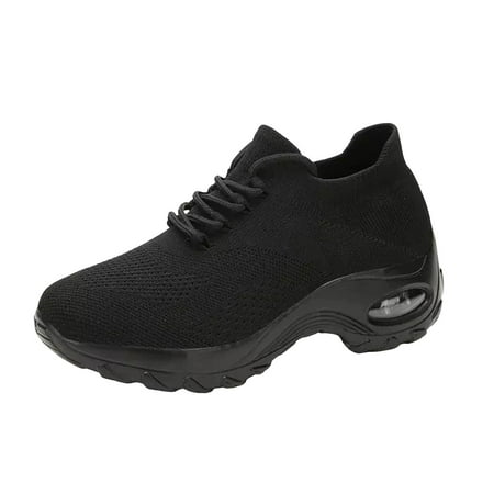 

WNVMWI Womens Shoes Loafers Shoes for Women Fashion Sneakers Women Slip on Sneakers Knitted Sneakers Rocking Shoes Large Size Trendy Women s Shoes Lace Up Casual Shoes Socks Shoes Footwear