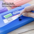 thumbnail image 5 of BAZIC Expanding File Plastic Folder 13 Pockets Coupon Size Envelopes, 24-Pack, 5 of 7