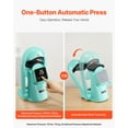 thumbnail image 2 of VEVOR Auto Hat Heat Press Machine with 2pcs Interchangeable Platens Touchscreen Green, 2 of 9