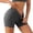 Dark Gray, variant on High Waist Yoga Shorts For Workout Running Athletic Training Breathable Flexible Gym With Pockets, L, Green