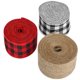 thumbnail image 4 of rollos de cinta para manualidades navideñas, arpillera negra, roja, negra y blanca, materiales para lazos, envoltura de regalos (5cm), 4 of 5