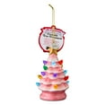 thumbnail image 2 of Mr. Christmas 4" Nostalgic Ceramic Lit Tree Ornament Decoration, Pink, 2 of 5