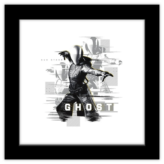 Gallery Pops Marvel Thunderbolts - Ghost Ava Starr Wall Art, Black Framed Version, 12" x 12"