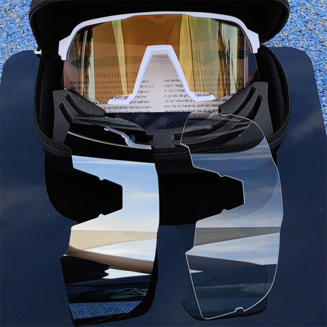 Gafas de sol con protección UV para hombre y mujer, lentes para deportes al aire libre, pesca, bicicleta de montaña, ciclismo qiuyongming unisex