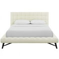 thumbnail image 6 of Julia Queen Biscuit Tufted Upholstered Fabric Platform Bed-MOD-6007, 6 of 7