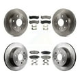 thumbnail image 1 of Transit Auto Front Rear Disc Brake Rotors and Semi-Metallic Pads Kit for Car 2007 Chevrolet Silverado 1500 rear brakes K8F-100737, 1 of 11