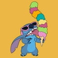 thumbnail image 2 of Women's Lilo & Stitch Ice Cream Lover Stitch Graphic Tee Ochre 2X, 2 of 3
