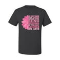 thumbnail image 2 of Wild Bobby, We Don't Know How Strong We are Until Strong is the Only Choice, Breast Cancer Awareness, Men Graphic Tee, Charcoal, 5X-Large, 2 of 4