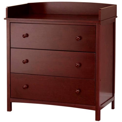 Sorelle Simple 3Drawer Dresser and Changing Table, Choose Your Finish